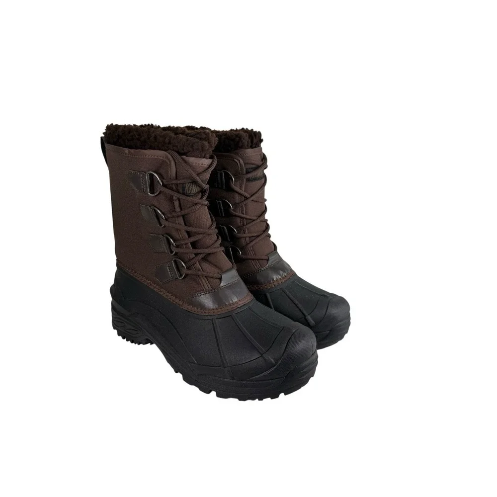 Khombu SnowPack Boots Brown Men Size 9‎ No Box